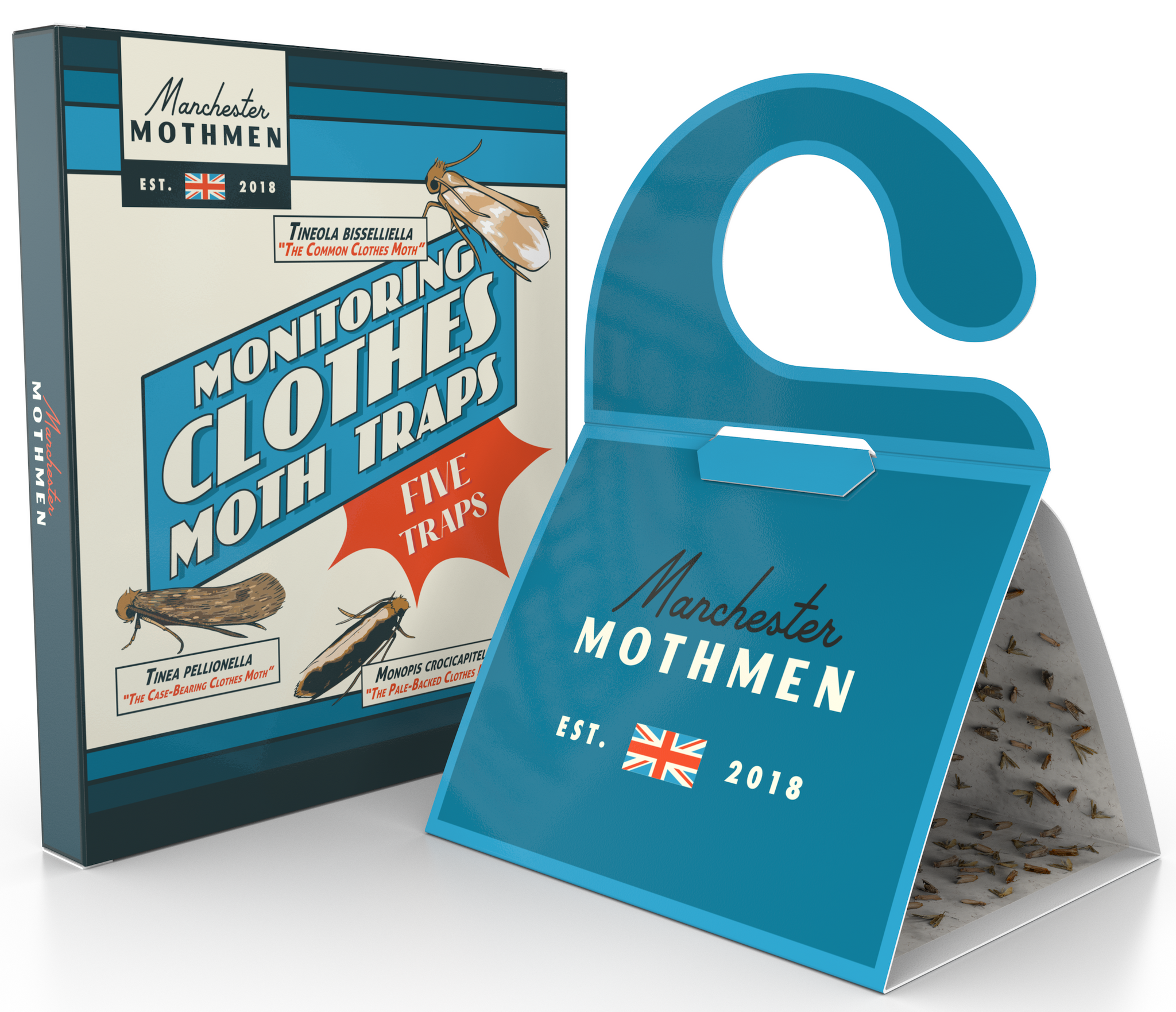 Manchester Moth Clothes Moth Monitoring Traps | Easy Installation | Manchester Mothmen